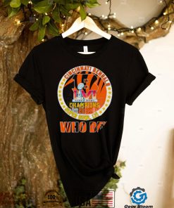 Cincinnati Bengals LVI Super Bowl Champions 2021 Who Dey shirt