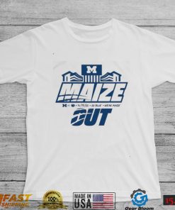 University of Michigan Football Maize Out Game Tee shirt