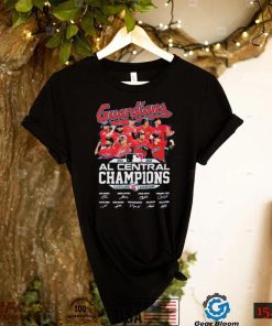 Cleveland Guardians Baseball Team 2022 AL Central Champions Signatures Shirt