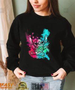 Colorful Stitch Lovely Stitch Cute Stitch Holiday Disney Sweatshirt