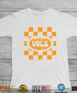 Comfort Colors Retro Checker Tennessee Vols Football T Shirt
