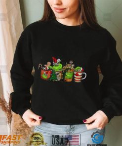 Comfort Colors Worker Winter Christmas Snowman Latte Coffee Lover T Shirt