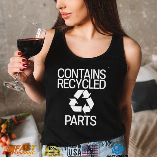 Contains Recycled Parts logo shirt