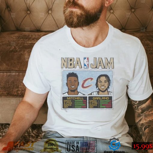 NBA Jam NBA Cleveland Cavaliers Mitchell And Garland shirt