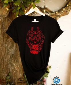 Demon within Black cartoon logo shirt