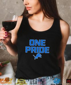 Detroit Lions One Pride logo 2022 shirt