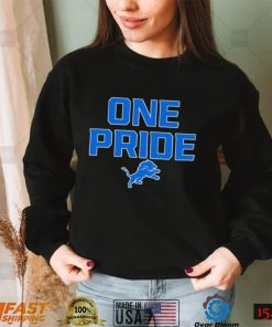 Detroit Lions One Pride logo 2022 shirt