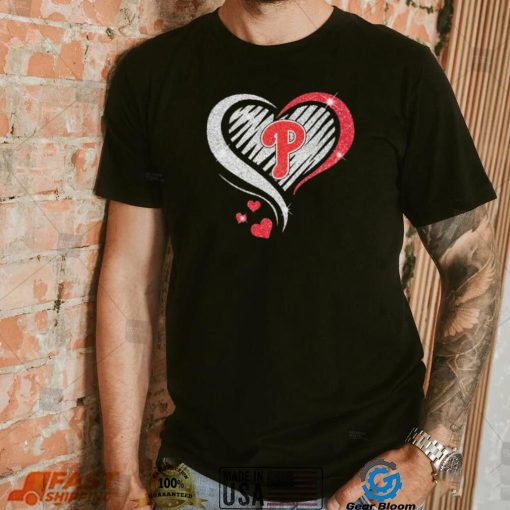 Diamond Heart Love Philadelphia Phillies Shirt