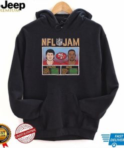 NFL Jam 49ers Young And Rice 2022 shirt