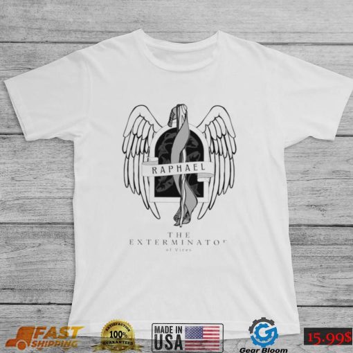 Saint Raphael the Exterminator of Vices logo shirt