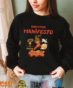 Enhypen Manifesto 2022 World Tour Merch T Shirt