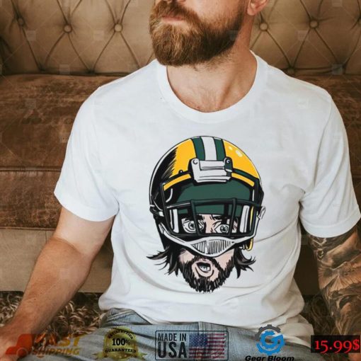 Aaron Rodgers Face Green Bay Packers T Shirt, Gift For Women Swearshirt