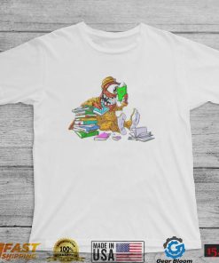 Monster reading and eat books art shirt