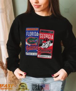 Florida Gators Vs. Georgia Bulldogs 2022 Football Matchup Oct 29 2022 Jacksonville FL Shirt