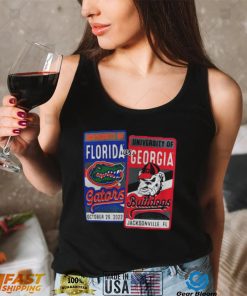 Florida Gators Vs. Georgia Bulldogs 2022 Football Matchup Oct 29 2022 Jacksonville FL Shirt