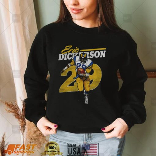 Football Design Eric Dickerson Or Los Angeles Rams shirt