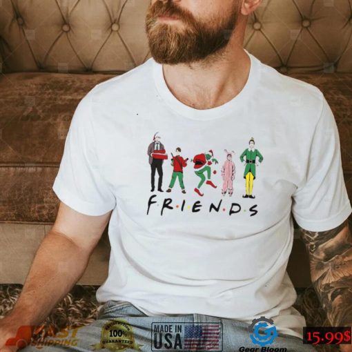 Friends Christmas Movie Characters Shirt, Gift For Fans