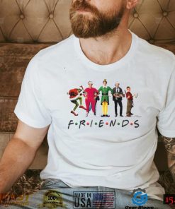 Friends Christmas TShirt, 90s Movie Actors, Family Vacation Tee, Santa Ralphie Clark Griswold Grinch Kevin McAllister