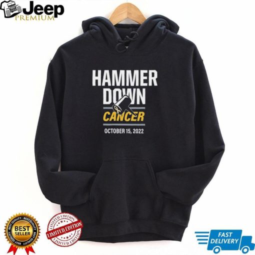 Hammer Down Cancer Purdue Boilermakers 2022 Shirt