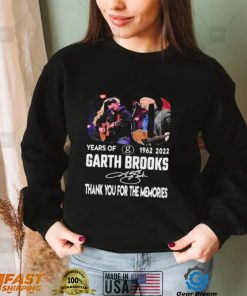 Garth Brooks 60 years of 1962 2022 thank you for the memories signature shirt