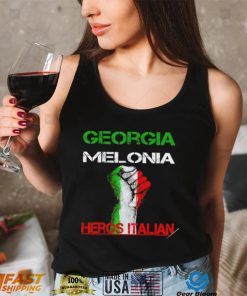 Georgia Meloni Italian Hero flag shirt