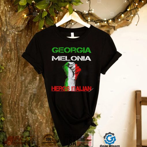 Georgia Meloni Italian Hero flag shirt