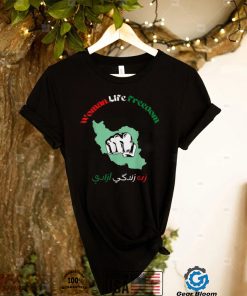 Gift Women Life Freedom Farsi Zan Zendegi Azadi With Female Fist T Shirt