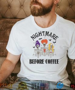 Nightmare Before coffe Hocus Pocus Skeleton Tshirt