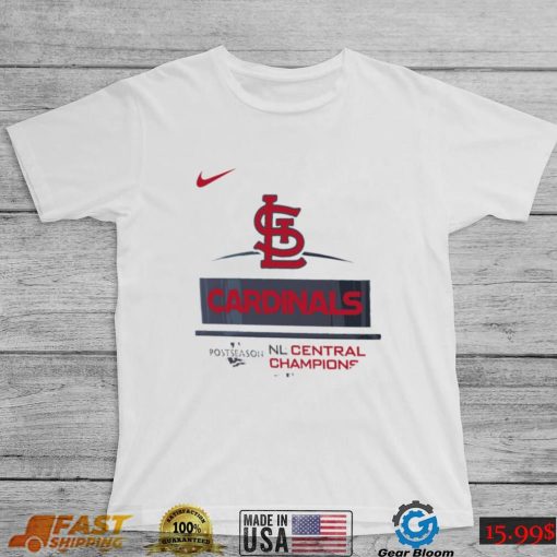 St. Louis Cardinals Nike 2022 NL Central Division Champions Postseason shirt