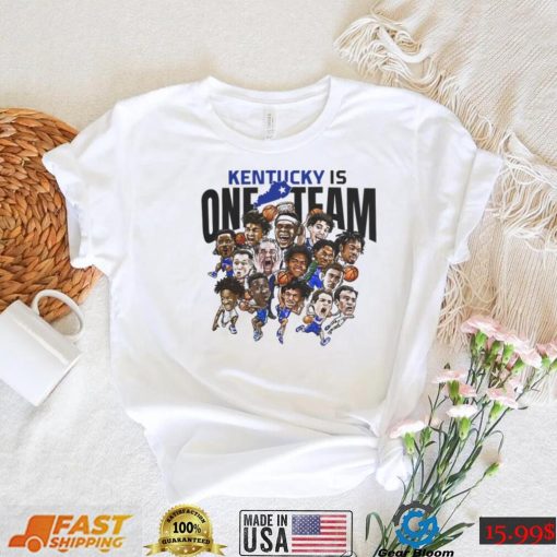 Kentucky MBB Releases One Team One State Relief T Shirt