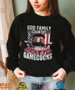 God family country South Carolina Gamecocks american flag 2022 shirt