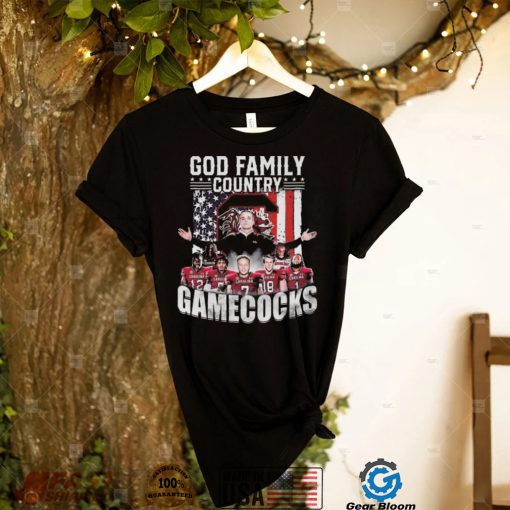 God family country South Carolina Gamecocks american flag 2022 shirt