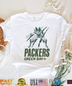 Green Bay Packers Marvel Wolverine Slash Shirt