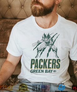 Green Bay Packers Marvel Wolverine Slash Shirt