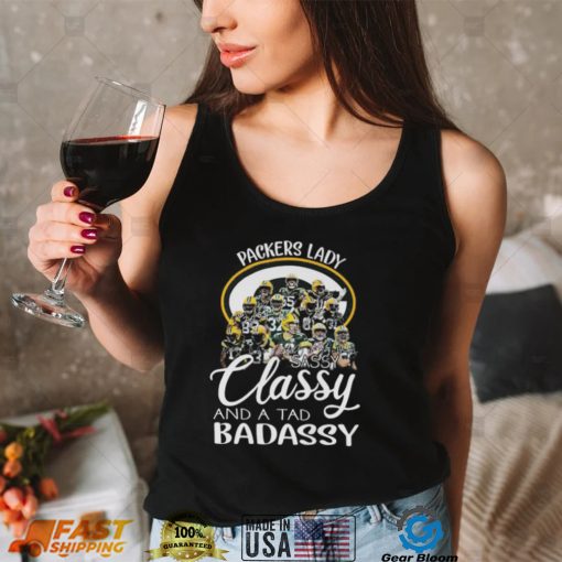 Green Bay Packers sassy classy and a tad badassy signatures 2022 shirt