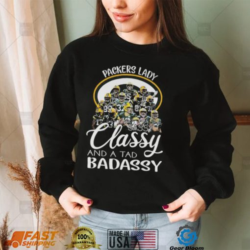 Green Bay Packers sassy classy and a tad badassy signatures 2022 shirt