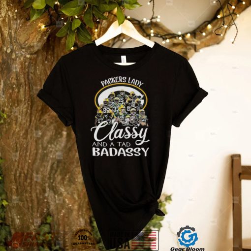 Green Bay Packers sassy classy and a tad badassy signatures 2022 shirt