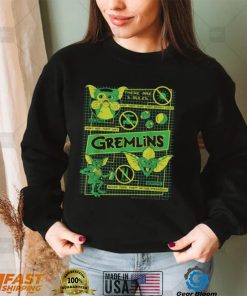 Gremlins Three Rules Schematics Horror Movie Trending Unisex T Shirt