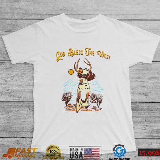 God bless the West cowboy music country Southern art shirt