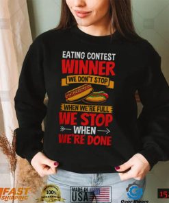 HOT DOG EATER HOTDOG OUTFIT HOT DOG EATING CONTEST WINNER TEE SHIRT