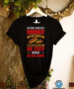 HOT DOG EATER HOTDOG OUTFIT HOT DOG EATING CONTEST WINNER TEE SHIRT