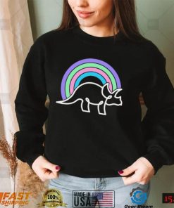 Triceratops Rainbow Summer squad shirt