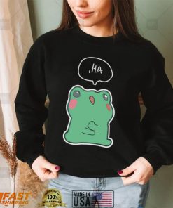 Ha the little Froggy art shirt