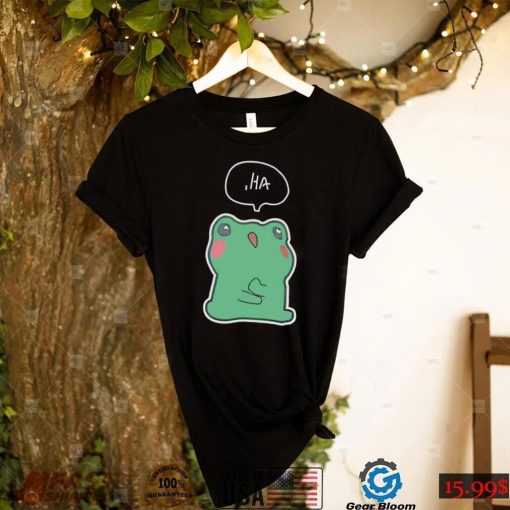 Ha the little Froggy art shirt