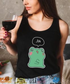 Ha the little Froggy art shirt