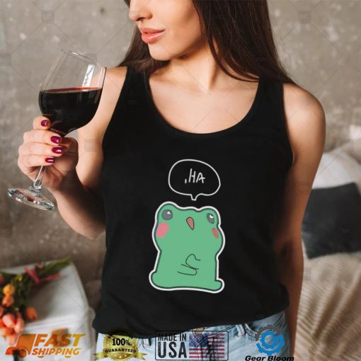 Ha the little Froggy art shirt