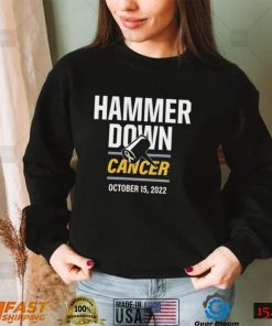 Hammer Down Cancer Purdue Boilermakers 2022 Shirt