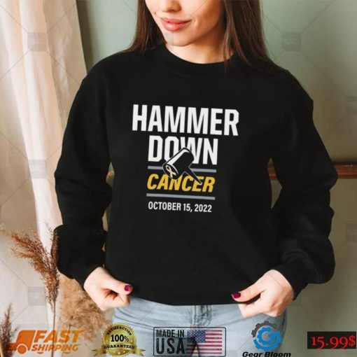 Hammer Down Cancer Purdue Boilermakers 2022 Shirt