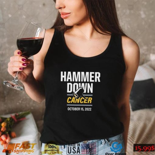 Hammer Down Cancer Purdue Boilermakers 2022 Shirt