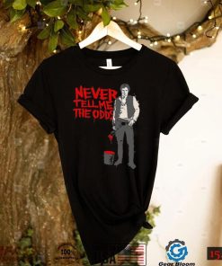 Han Solo Star Wars Stencil Solo never tell me the Odds shirt